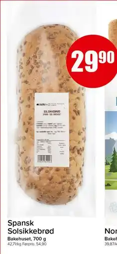 Spar Spansk Solsikkebrød tilbud