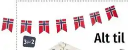 Nille Banner m/flagg tilbud