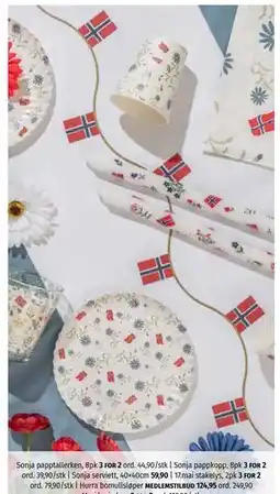 Nille Sonja serviett tilbud