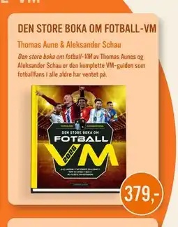 Ark Bokhandel DEN STORE BOKA OM FOTBALL-VM tilbud