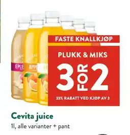 Jacobs Cevita juice tilbud