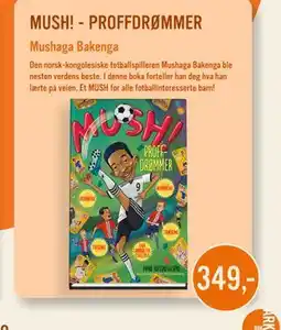 Ark Bokhandel MUSH! - PROFFDRØMMER tilbud