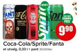 Spar Coca-Cola/Sprite/Fanta tilbud