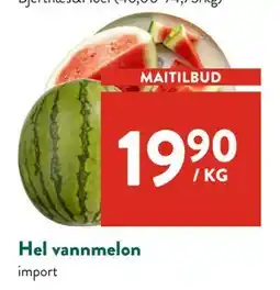 Jacobs Hel vannmelon tilbud