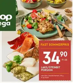 Coop Mega LAKS/STEINBIT PORSJON tilbud