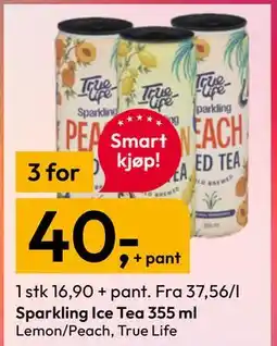 Gigaboks Sparkling Ice Tea 355 ml tilbud