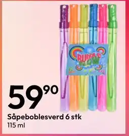Gigaboks Såpeboblesverd 6 stk tilbud