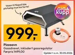 Gigaboks Pizzaovn tilbud