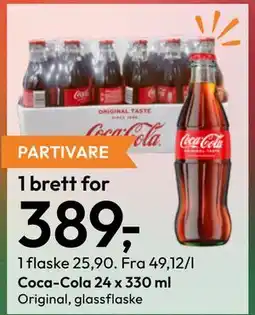 Gigaboks Coca-Cola 24 x 330 ml tilbud