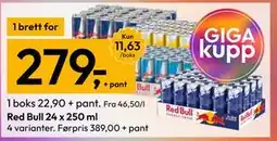 Gigaboks Red Bull 24 x 250 ml tilbud