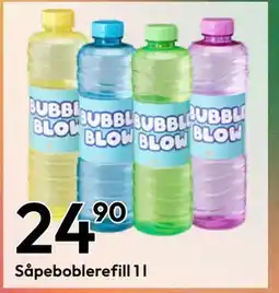 Gigaboks Såpeboblerefill 1 l tilbud