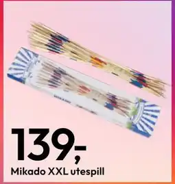 Gigaboks Mikado XXL utespill tilbud