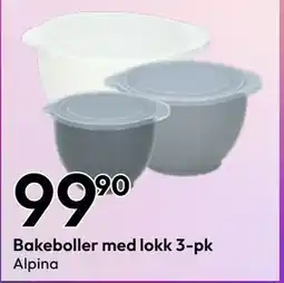Gigaboks Bakeboller med lokk 3-pk tilbud