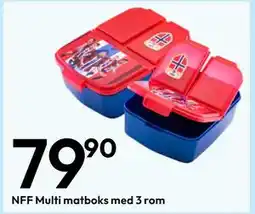 Gigaboks NFF Multi matboks med 3 rom tilbud