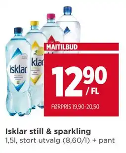 Meny Isklar still & sparkling tilbud