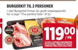 Meny BURGERKIT TIL 2 PERSONER tilbud
