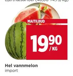 Meny Hel vannmelon tilbud