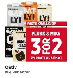Meny Oatly tilbud