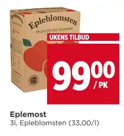 Meny Eplemost tilbud