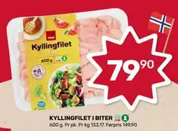 Matkroken KYLLINGFILET I BITER tilbud
