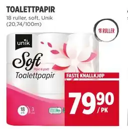 Meny TOALETTPAPIR tilbud