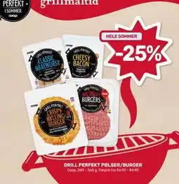 Matkroken GRILL PERFEKT PØLSER/BURGER tilbud