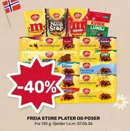 Matkroken FREIA STORE PLATER OG POSER tilbud
