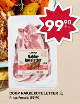 Matkroken COOP NAKKEKOTELETTER tilbud