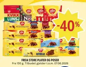 FREIA STORE PLATER OG POSER
