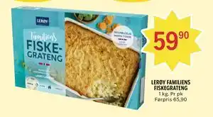 Coop Prix LERØY FAMILIENS FISKEGRATENG tilbud