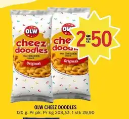 Coop Prix OLW CHEEZ DOODLES tilbud