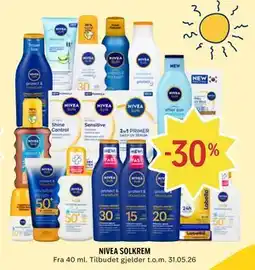 Coop Prix NIVEA SOLKREM tilbud