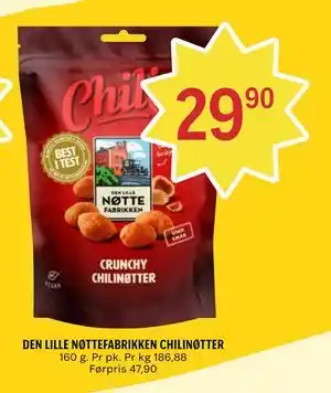 DEN LILLE NØTTEFABRIKKEN CHILINØTTER