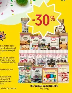 Coop Prix DR. OETKER BAKETILBEHØR tilbud