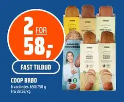 Coop Obs COOP BRØD tilbud