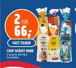 Coop Obs COOP SKÅRET BRØD tilbud