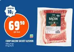 Coop Obs COOP BACON SKIVET U/SVOR tilbud