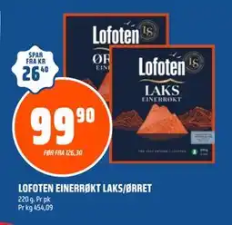 Coop Obs LOFOTEN EINERRØKT LAKS/ØRRET tilbud