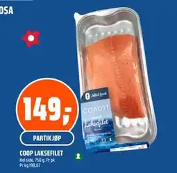 Coop Obs COOP LAKSEFILET tilbud