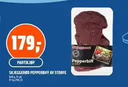 Coop Obs SKJEGGERØD PEPPERBIFF AV STORFE tilbud