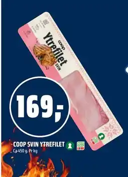 Coop Obs COOP SVIN YTREFILET tilbud