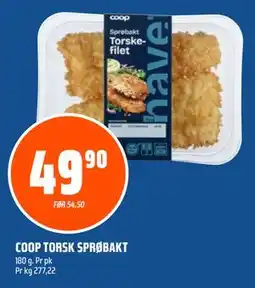 Coop Obs COOP TORSK SPRØBAKT tilbud