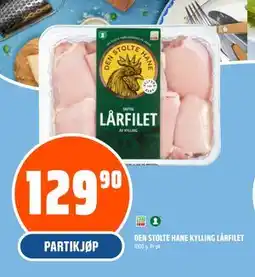 Coop Obs DEN STOLTE HANE KYLLING LÅRFILET tilbud