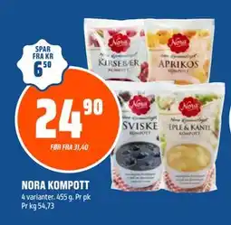 Coop Obs NORA KOMPOTT tilbud