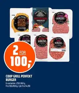 Coop Obs COOP GRILL PERFEKT BURGER tilbud