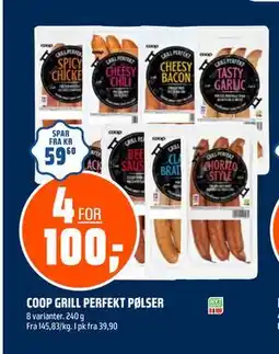 Coop Obs COOP GRILL PERFEKT PØLSER tilbud