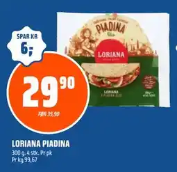 Coop Obs LORIANA PIADINA tilbud