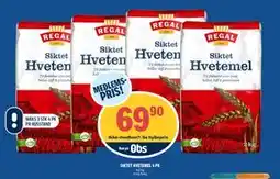 Coop Obs SIKTET HVETEMEL 4 PK, Medlemspris tilbud