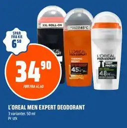 Coop Obs L´OREAL MEN EXPERT DEODORANT tilbud