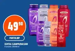 Coop Obs ELVITAL SJAMPO/BALSAM tilbud